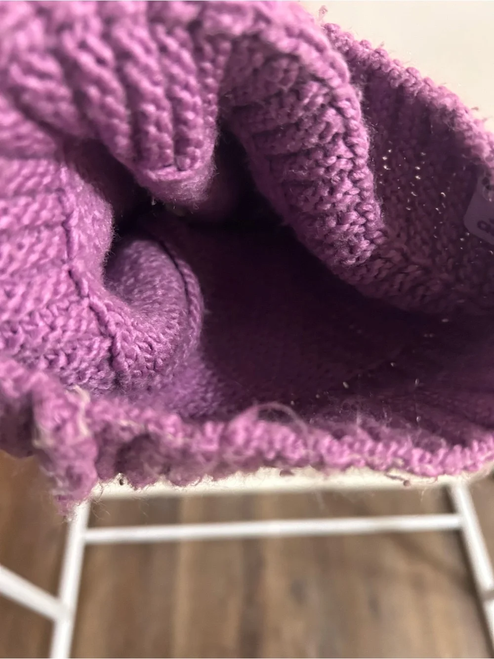 adidas Kids Pink Pom-Pom Knit Beanie